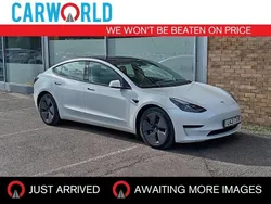 White Used 2021 Tesla Model 3 Standard Range Sedan | £15,769 (Fair price)