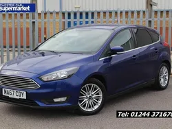 Blue Used 2017 Ford Focus Zetec Hatchback | £7,200 (Good price)