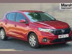 Red Used 2022 Dacia Sandero Comfort Hatchback | £9,893 (Good price)