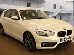 White Used 2018 BMW 118 Sport Line Hatchback | £8,790 (Fair price)