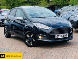 Black Used 2016 Ford Fiesta Zetec Hatchback | £5,299 (Fair price)