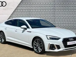 White Used 2024 Audi A5 S-Line Coupe | £31,262 (Fair price)