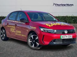 Crimson red Used 2024 Vauxhall Corsa-e Design Edition Hatchback | £25,000