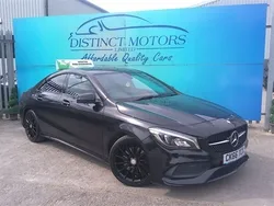 Black Used 2016 Mercedes CLA220 AMG line Sedan | £12,989 (Fair price)