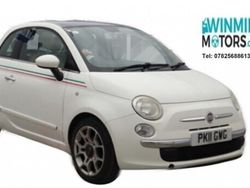 White Used 2011 Fiat 500 Lounge Hatchback | £2,795 (Fair price)