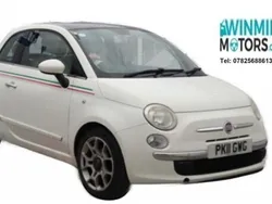 White Used 2011 Fiat 500 Lounge Hatchback | £2,795 (Fair price)