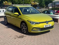 Yellow Used 2021 VW Golf VIII Style Hatchback | £18,200 (Fair price)