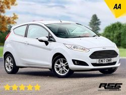 White Used 2017 Ford Fiesta Zetec Hatchback | £4,500 (Fair price)
