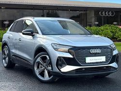 Silver Used 2024 Audi Q4 e-tron Black Edition SUV | £33,650 (Super price)