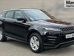 Santorini black metallic Used 2022 Land Rover Range Rover evoque R-Dynamic SUV | £22,864 (Fair price)