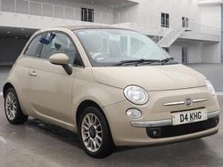 Beige Used 2013 Fiat 500C Lounge Cabriolet | £4,135 (Good price)