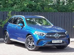 Blue Used 2023 Mercedes GLC300 AMG line SUV | £42,698