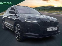 Black Used 2025 Skoda Karoq SportLine SUV | £28,595 (Fair price)