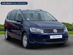 Blue Used 2021 VW Sharan SE MPV | £18,499 (Fair price)