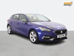 Blue Used 2021 Seat Leon FR Hatchback | £14,595 (Fair price)