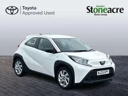 White Used 2025 Toyota Aygo PURE Hatchback | £13,585 (Fair price)