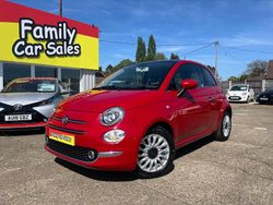 Red Used 2018 Fiat 500 Lounge Hatchback | £6,995 (Fair price)