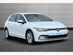 White Used 2021 VW Golf VIII Life Hatchback | £18,450 (Good price)