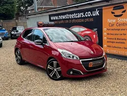 Red Used 2017 Peugeot 208 GT-line Hatchback | £4,984 (Fair price)