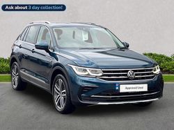 Blue Used 2023 VW Tiguan Elegance SUV | £29,740 (Fair price)