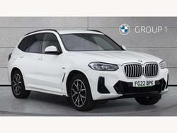 White Used 2022 BMW X3 M Sport SUV | £30,850 (Fair price)