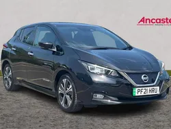 Black Used 2021 Nissan Leaf Tekna Hatchback | £10,275 (Fair price)