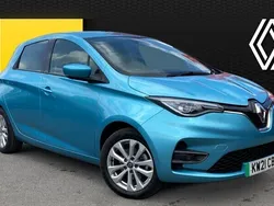 Blue Used 2021 Renault Zoe Iconic Hatchback | £9,364 (Fair price)
