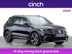 Black Used 2021 VW Tiguan R-line SUV | £23,349 (Fair price)