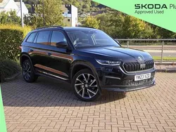 Black magic pearl effect Used 2023 Skoda Kodiaq SportLine SUV | £29,696 (Fair price)