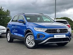Blue Used 2022 VW T-Roc Life SUV | £17,995 (Fair price)