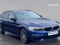 Blue Used 2020 BMW 530 M Sport Estate | £33,888 (Expensive)