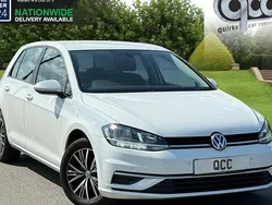 Pure white Used 2017 VW Golf VII SE Hatchback | £12,450 (Fair price)