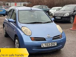 Blue Used 2003 Nissan Micra SE Hatchback | £1,500 (Super price)