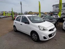 White Used 2014 Nissan Micra Visia Hatchback | £4,995 (Expensive)