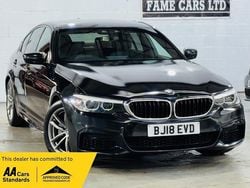 Black Used 2018 BMW 520 M Sport Sedan | £10,500 (Fair price)