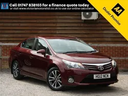 Red Used 2012 Toyota Avensis Sedan | £6,995 (Fair price)