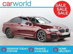 Red Used 2022 BMW 520 M Sport Sedan | £25,680 (Expensive)
