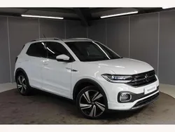White Used 2022 VW T-Cross R-line SUV | £19,795 (Fair price)
