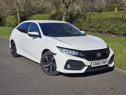 White Used 2018 Honda Civic SR Hatchback | £7,990 (Fair price)