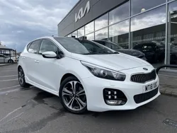 White Used 2018 Kia Ceed GT GT-Line S Hatchback | £12,994 (Expensive)