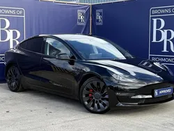 Black Used 2021 Tesla Model 3 Performance Sedan | £24,999 (A bit pricey)