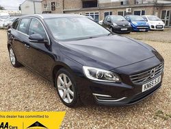 Blue Used 2015 Volvo V60 SE Lux Estate | £7,795 (Fair price)