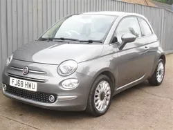 Grey Used 2018 Fiat 500 Lounge Hatchback | £5,790 (Fair price)