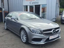Silver Used 2015 Mercedes CLS220 AMG line Coupe | £12,992 (Fair price)