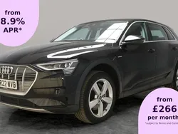 Black Used 2022 Audi e-tron Advanced SUV | £18,238 (Fair price)