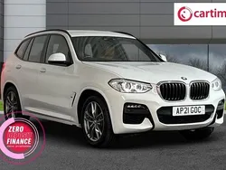 White Used 2021 BMW X3 M Sport SUV | £21,500 (Good price)