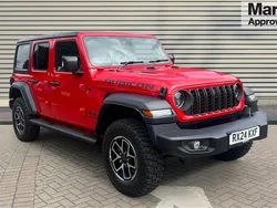Pearl salsa red New 2024 Jeep Wrangler Rubicon SUV | £52,684 (Fair price)