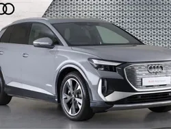 Grey Used 2024 Audi Q4 e-tron S-Line SUV | £34,201 (Good price)