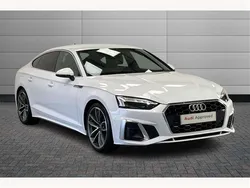Ibis white Used 2022 Audi A5 S-Line Coupe | £27,050 (Fair price)
