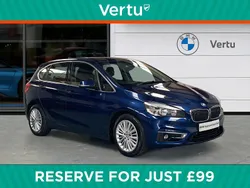 Blue Used 2015 BMW 220 Active Tourer Luxury Line MPV | £10,495 (Fair price)